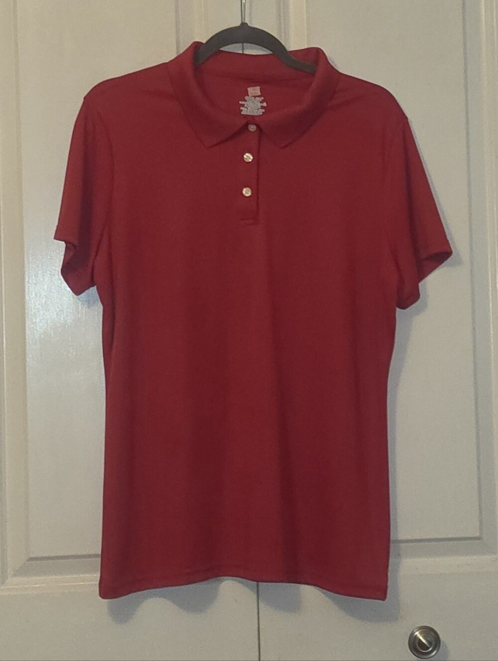 Hanes Red Cool Dry Women's XL Polo Top